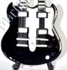 1/4 Guitar Gibson Doubleneck Black Jimi Page Zed Zeppeling Eurasia1