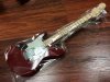 1/4 Scale Fender Mustang Red Signature Electric Guitar Kurt Cobain