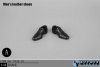 ZY Toys 1:6 Figure Accessories Men's Leather Shoes Black ZY-16-22A