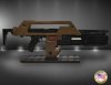 Aliens Pulse Rifle Brown Bess Weathered Hollywood Collectibles 909921
