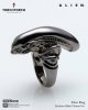 Alien Big Chap Silver Ring Black Chrome Version