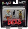 The Walking Dead Minimates Andrea & Stabbed Zombie Diamond Select