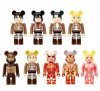 Attack on Titan 100% Bearbrick with Keychain 20 pieces BMB Display