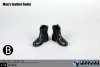 ZY Toys 1:6 Figure Accessories Men's Leather Boots Black ZY-16-23A