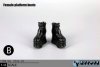 ZY Toys 1:6 Figure Accessories Female Platform Boots Black ZY-16-25A
