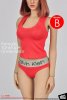 1/6 Figure Accessory Female Pink Tanktop + Underwear MC-F059B Mc Toys