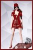 POP toys 1:6 Sexy War Women Suit Leather Version Red POP-F27L-B