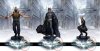 The Dark Knight Rises Batman Set of 3 12" Statues & 3 Busts Dc Direct