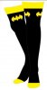 Dc Superheroes Batman Uniform Women's Thigh High Socks DCX0176K