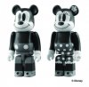 Mickey Mouse & Minnie Mouse Bearbrick 2 Pack New Disney