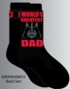 Star Wars Mens Crew 2 Pack Best Dad Socks 