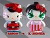 Street Fighter x Sanrio Hello Kitty Pvc Box Set M.Bison Vs. E.Honda