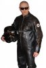 Star Wars Black Empire Leather Motorcycle Jacket by Universal Designs