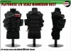 1/6 Scale Mannequin Bust Series 001 Omega EOD Vest Set Black