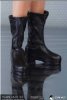 Plain Jane 3.0 Female Boots Black for 12 inch Figures by Triad Toys