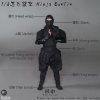 1/6 Scale Ninja Outfit Black for 12 inch Figures Reload Action