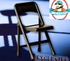 Black Folding Chair for Figures by Figures Toy Company