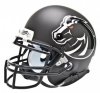 Boise St Broncos Mini Authentic Helmet Schutt Matte Black 