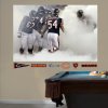 Brian Urlacher Making an Entrance In Your Face Mural Chicago Bears  NFL
