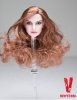 1:6 Headsculpt Accessories VCF-H001-4 Long Curly Brown Hairstyle