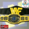 WWF WWE Classic Intercontinental Adult Size Replica Belt Yellow Strap