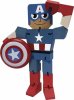  Marvel Wood Warriors Captain America 8 inch Figure