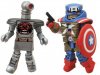 Marvel Minimates Series 54 Fighting Captain America & Robot Red Skull