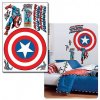 Roommates Captain America Vintage Shield Peel & Stick Giant Wall Decal