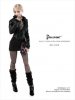 1/6 Sc Dollsfigure Female Fox Fur Collar Leather Jacket & Accessories