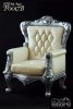 Scale Store 1/6 Chair (Silver & Coriaceous White)