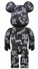 The Chemical Brothers Black & White 400% Bearbrick Medicom