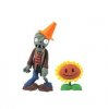 Plants Vs Zombies Conehead Zombie w/ Sunflower 3" Figure by Jazwares