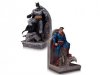 Dc Comics Superman & Batman Bookends by Dc Collectibles