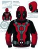 Marvel Deadpool Costume Hoodie Medium Size Mad Engine