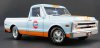 1:18 Scale Gulf Chevrolet Inspired 1968 C-10 Truck by Acme Used