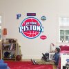 Fathead Fat Head  Detroit  Pistons Logo