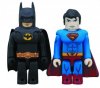 DC Heroes Batman & Superman Kubrick 2 Pack by Medicom