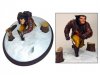 Marvel Premiere Collection Statue Wolverine in Snow Diamond Select