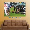 Eagles-Giants Line of Scrimmage Mural Philadelphia Eagles NFL