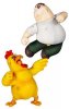Family Guy - Peter VS Chicken Figures 2 Pack New Mezco