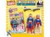 DC Retro 8" Limited Edition Two Pack  Superman & Supergirl Yellow Card