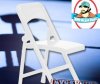 White Folding Chair for Figures by Figures Toy Company