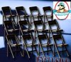Special Deal 12 Black Folding Chairs for Figures Figures Toy Company
