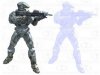 Halo Reach Series 4 Noble Six and Noble Six Hologram Figures McFarlane