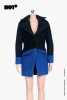  1:6 Female Figure HP-035 Cashmere Coat in Blue Outfit  HotPlus