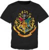 Harry Potter All Hogwarts Crest Youth Black Tee