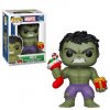 Pop! Marvel Holiday:Hulk with Stocking & Plush #398 Figure Funko