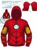 Marvel Iron Man My Iron Suit Zip-Up Costume Hoodie XXL Mad Engine