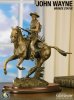 John Wayne on Horseback Bronze Statue by The Franklin Mint
