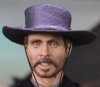 1/6 Sixth Scale Johnny Cowboy Painted Head with Hat Cult King